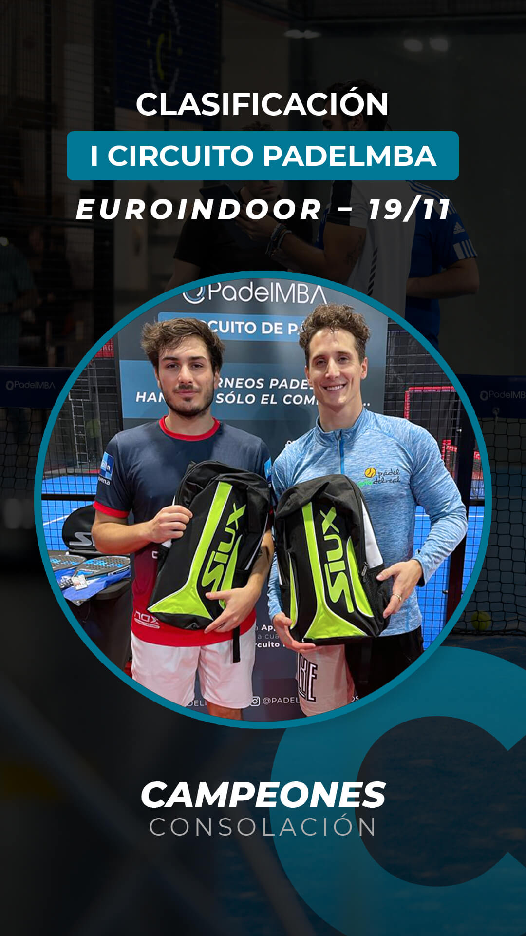Circuito padelmba torneo 2022 11 19 ganadores campeones conso c